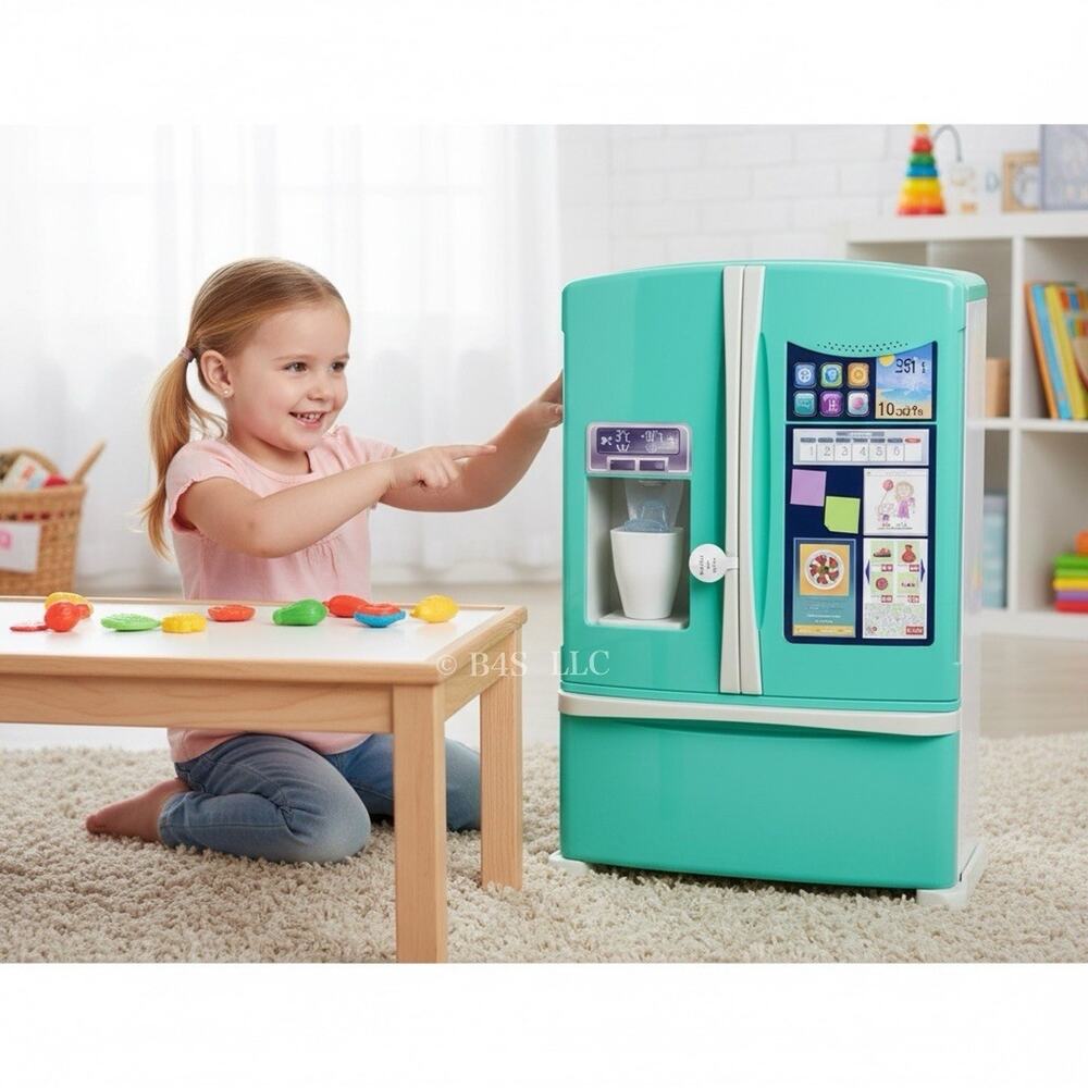 Play My Smart Fridge Double Door Learning Kids Toy Refrigerator